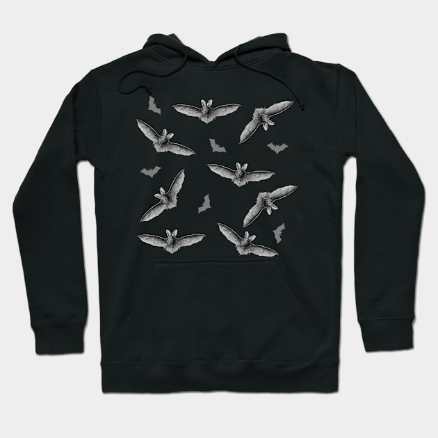 BATS pattern Hoodie by Kuro